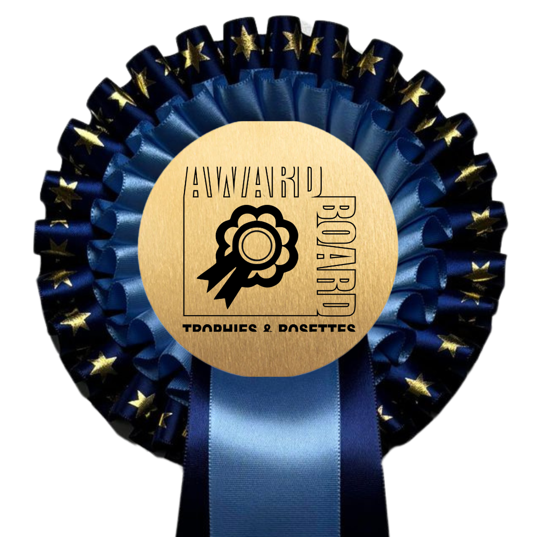 2nd Blue Rosette | Awardboard Shop
